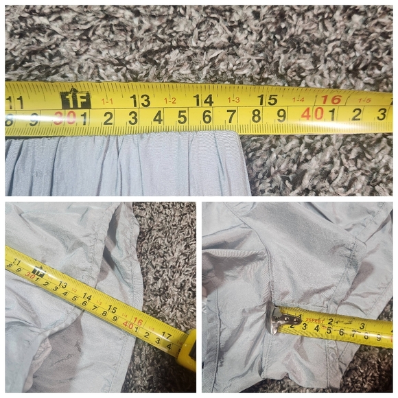 Free People Movement The Way Home Shorts Size Large High Waist Shiny Gray Silver - Picture 16 of 16